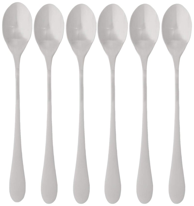 Knork Original Iced Tea Spoon, Matte,Silver - Image 1